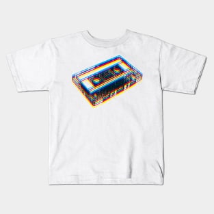 Offset Cassette Tape Kids T-Shirt